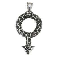 Stainless Steel Pendants, plated, fashion jewelry & for woman, 26x44x5mm, Sold By PC