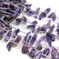 Natural Amethyst Beads, Level B Amethyst, irregular, polished, DIY, purple, 15-25mm, 20PCs/Strand, Sold By Strand