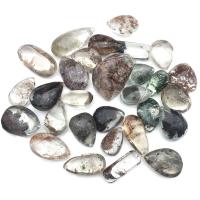 Quartz Gemstone Pendants, Phantom Quartz, irregular, polished, DIY, Random Color, 28-38mm, 2PCs/Bag, Sold By Bag