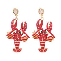 Tibetan Style Drop Earrings, Lobster, plated, fashion jewelry & micro pave cubic zirconia & for woman, nickel, lead & cadmium free, 73x33mm, Sold By Pair