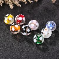 Goldsand Lampwork Perlen, rund, DIY, keine, frei von Nickel, Blei & Kadmium, 12mm, verkauft von PC
