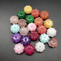 Perles de pierres précieuses mixtes, calcédoine, Citrouille, gravé, DIY, plus de couleurs à choisir, 9x14mm, Vendu par PC