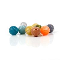 Opaque Acrylic Beads Round DIY mixed colors Sold By Bag