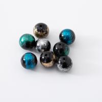 Akril nakit Beads, Krug, Ispis, možete DIY, više boja za izbor, 16mm, 210računala/Torba, Prodano By Torba