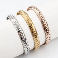 Stainless Steel Bangle, Adjustable & fashion jewelry & for woman, more colors for choice, 62x9mm, Sold By PC