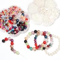 Plastic Beads, plated, more colors for choice, 3mm,4mm,5mm,6mm,8mm,10mm,12mm, Sold By Box