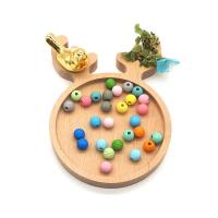 Drvene perle, Drvo, Krug, možete DIY, više boja za izbor, 13mm, 200računala/Torba, Prodano By Torba