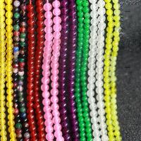 Mixed Gemstone Beads, Natural Stone, Round, polished, DIY, more colors for choice, 2mm, 172PCs/Strand, Sold By Strand