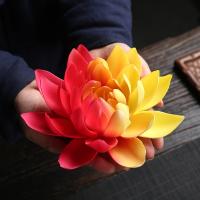 Backflow Incense Burner Porcelain Flower plated for home and office & durable Sold By PC