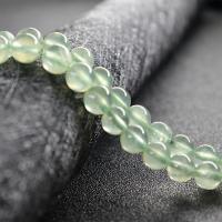 Natural Prehnite Beads, Round, polished, DIY & different size for choice, green, Sold By Strand