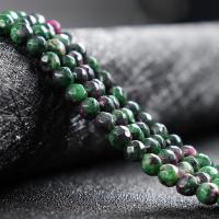 Sesam Jaspis Perlen, Naturstein, rund, poliert, DIY & facettierte, keine, 4mm, 90PCs/Strang, verkauft von Strang