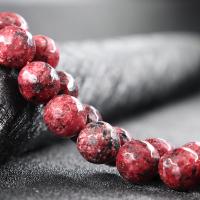 Sesam Jaspis Perlen, Naturstein, rund, poliert, DIY & facettierte, keine, 10mm, 38PCs/Strang, verkauft von Strang