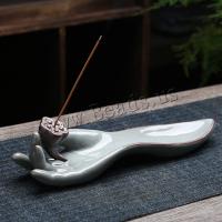 Backflow Incense Burner, Porcelain, plated, for home and office & durable, more colors for choice, 231x59mm, Sold By PC