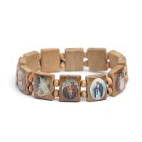 Wood Bracelets, more colors for choice, 10x15mm, Sold By PC