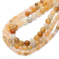 Natural Jade Beads, Lighter Imperial Jade, Round, polished, DIY & different size for choice, multi-colored, Sold By Strand