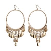 Zinc Alloy Drop Earrings plated golden Sold By Pair