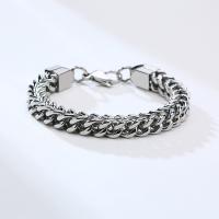 Stainless Steel Jewelry Bracelet plated fashion jewelry & for man Sold Per 8.26 Inch Strand
