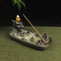 Porcelain Incense Seat, plated, for home and office & durable, 170x82x70mm, Sold By PC