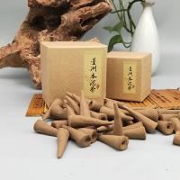 Agarwood Powder Backflow Incense, plated, for home and office & durable & different size for choice, more colors for choice, 47x15mm, Sold By Box