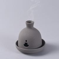 Traditional Ceramic Inserted Burner Incense Seat, Porcelain, plated, for home and office & durable, 125x125mm, Sold By PC