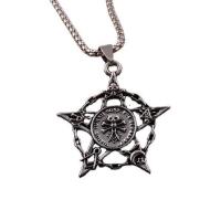 Zinc Alloy Sweater Chain Necklace Star plated for man & hollow Sold Per Approx 25.5 Inch Strand