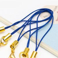 Mobile Phone Lanyard Zinc Alloy plated durable & breathable nickel lead & cadmium free Sold By Strand