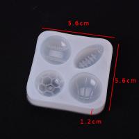 DIY Epoxy Mold Set, Silicone, Square, plated, durable, clear, 56x56x12mm, Sold By PC