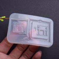 DIY Epoxy Mold Set, Silicone, plated, durable, clear, 80x53x7mm, Sold By PC