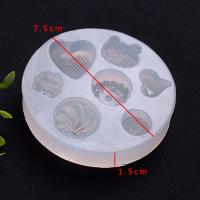 DIY Epoxy Mold Set, Silicone, Round, plated, durable, clear, 75x15mm, Sold By PC