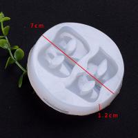 DIY Epoxy Mold Set, Silicone, Round, plated, durable, clear, 70x12mm, Sold By PC