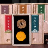 Sandalwood Coil Incense, plated, for home and office & durable & Different Fragrances For Choice, 160x96x43mm, Sold By Box