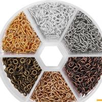 Eisen Haken Augenschrauben Nagel, plattiert, DIY, keine, frei von Nickel, Blei & Kadmium, 78x78x23mm, verkauft von setzen