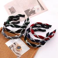 Hair Bands, Velveteen, for woman & with rhinestone, more colors for choice, 165x140mm, Sold By PC