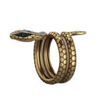 Zinklegering ringen, Zinc Alloy, plated, micro pave zirconia, gemengde kleuren, 15.60mm, Verkocht door PC
