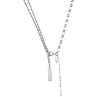 Titanium stål halskæde, forskellige stilarter for valg & for kvinde, Solgt Per Ca. 18 inch Strand