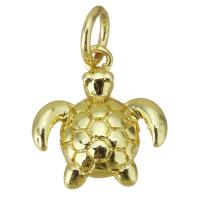 Brass Jewelry Pendants Turtle plated fashion jewelry & for woman gold nickel lead & cadmium free Sold By Lot