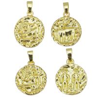Brass Jewelry Pendants, plated, fashion jewelry & for woman, more colors for choice, nickel, lead & cadmium free, 15x17x2.50mm, Hole:Approx 2.5mm, 20PCs/Lot, Sold By Lot