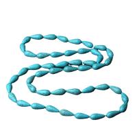 Ожерелья из бирюзы, Синтетическая бирюза, полированный, голубой, 29xx10mmuff0c23x11mmuff0c17x10mm, длина:98 см, продается PC