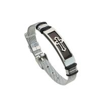 Edelstahl Schmuck Armband, plattiert, Modeschmuck & unisex, keine, 230x10x3mm, verkauft von PC