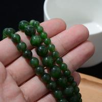 Natural Jade Beads, Hetian Jade, Round, more colors for choice, 2mmuff0c3mm, Sold By PC
