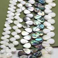 Natural Freshwater Shell Beads, Teardrop, more colors for choice, Sold By PC
