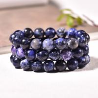 Gemstone Bracelets, Sodalite, fashion jewelry & Unisex & different size for choice, blue, Sold By Strand