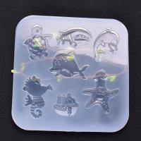DIY Epoxy Mold Set, Silicone, plated, durable, clear, 122x122x8mm, Sold By PC