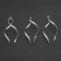 Iron Pendant Component, plated, nickel, lead & cadmium free, 34x30x6mm, Approx 100PCs/Bag, Sold By Bag