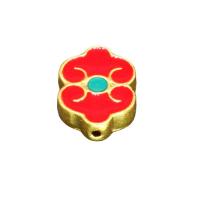 Cloisonne Beads Zinc Alloy with Cloisonne high quality plated enamel Sold By PC
