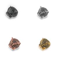 Zinc Alloy Jewelry Beads plated DIY & with rhinestone Sold By PC