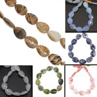 Mišrios Gemstone beads, Brangakmenis, Ašara, poliruotas, briaunotas, daugiau spalvų pasirinkimas, 18x13mm, Pardavė Strand
