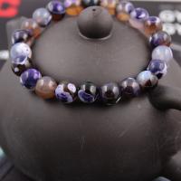 Agate Jewelry Bracelet, Fire Agate, Round, polished, 8x8mm, Sold Per Approx 18 cm Strand