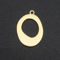 Stainless Steel Pendants, gold color plated, Approx 10PCs/Bag, Sold By Bag