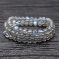 Gemstone Bracelets, Moonstone, Round, polished, natural & faceted, Sold Per Approx 38 cm Strand